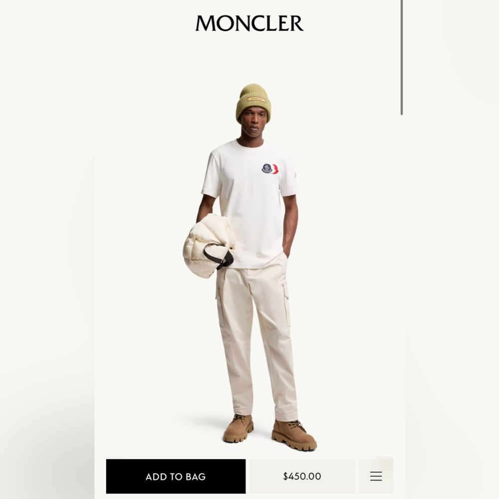 Moncler Men's logo t shirts